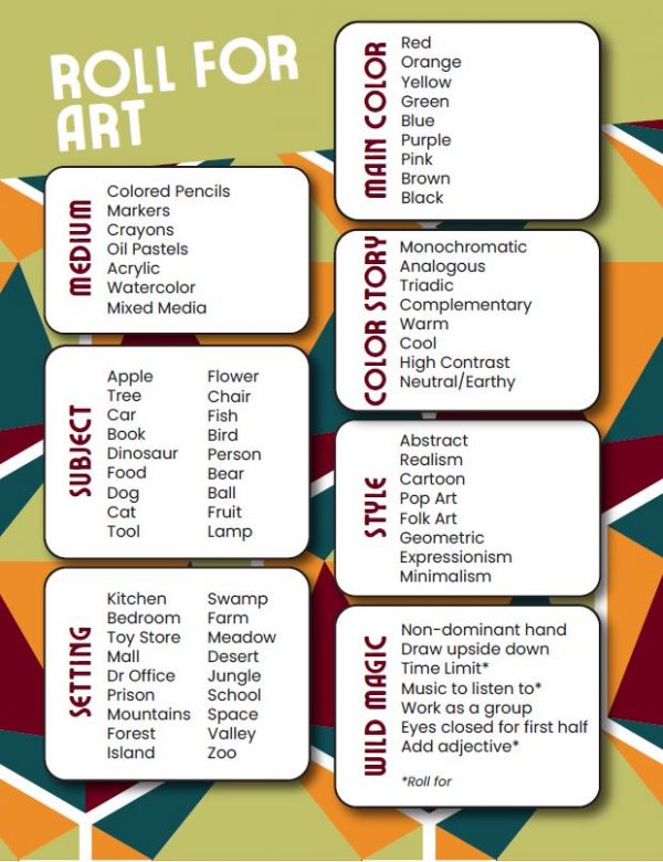 Free Download: Roll for Art