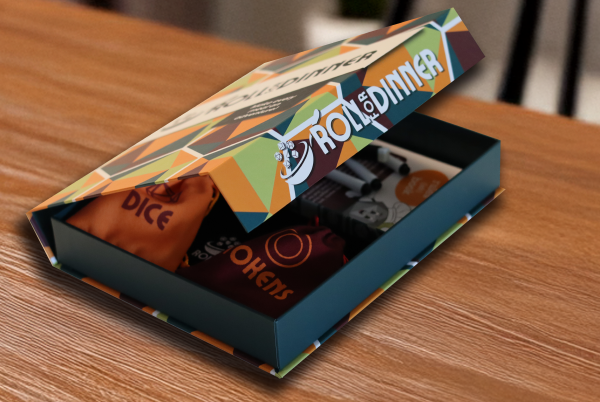 Roll for Dinner box open